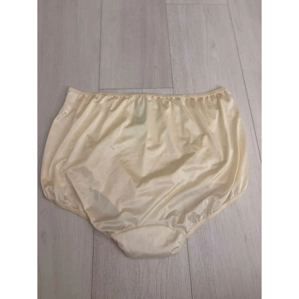 NWT Dixie Belle Vintage Nylon Panties Sz 11 Beige Scalloped‎ Leg Style 719